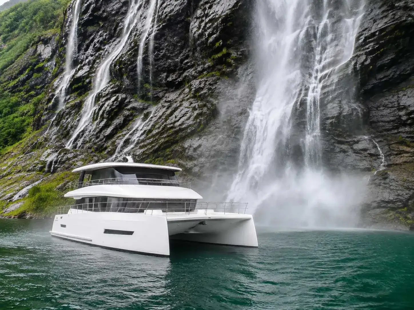 Geiranger: Fjord-Bootstour mit Wasserfall-Verkostung